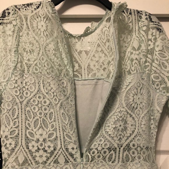 Lulus Light Blue Lace Dress - Picture 2 of 6